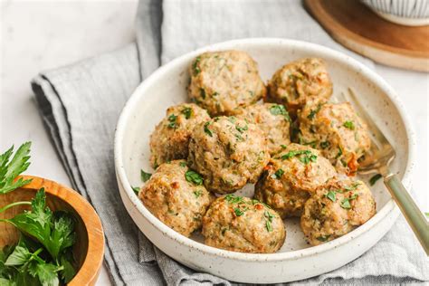 Air Fryer Turkey Meatballs The Whole Cook
