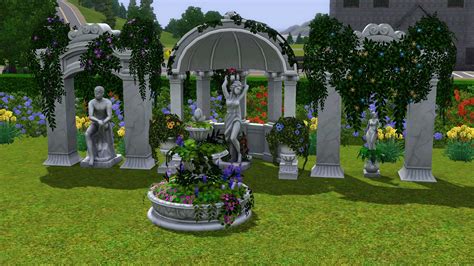 Mod The Sims Sculptures And Plants From Ts4