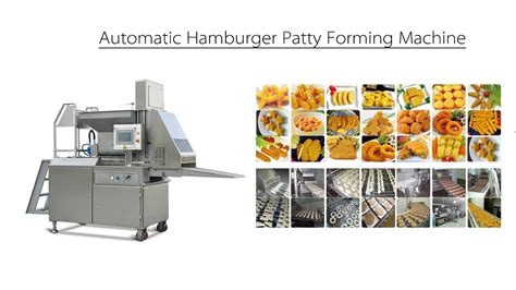 Automatic Hamburger Patty Forming Machine Multi Hamburger Patty Forming