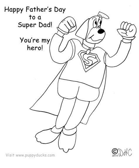 Super Dad Coloring Pages Coloring Pages