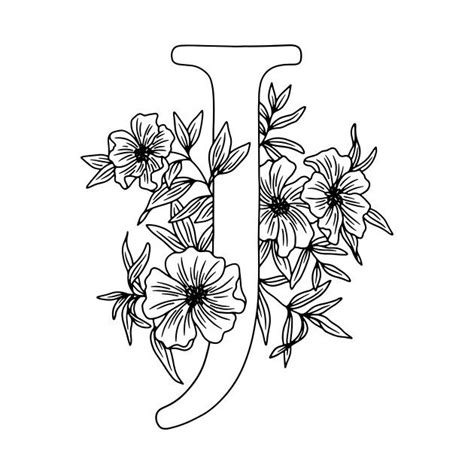Check Out This Awesome Floralletterj Design On Teepublic Floral