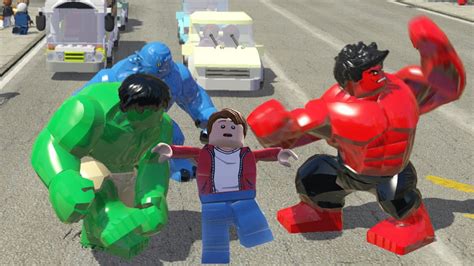 Hulk Transformation Vs Red Hulk Vs A Bomb Transformation Lego