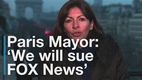 Mayor Says Paris Will Sue Fox News Video Business News