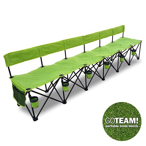 Best Portable Soccer Team Bench Reviews 6 Seat Travel Bench On