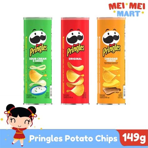 Usa Pringles Original Sour Cream Cheddar Cheese Potato Crips Potato