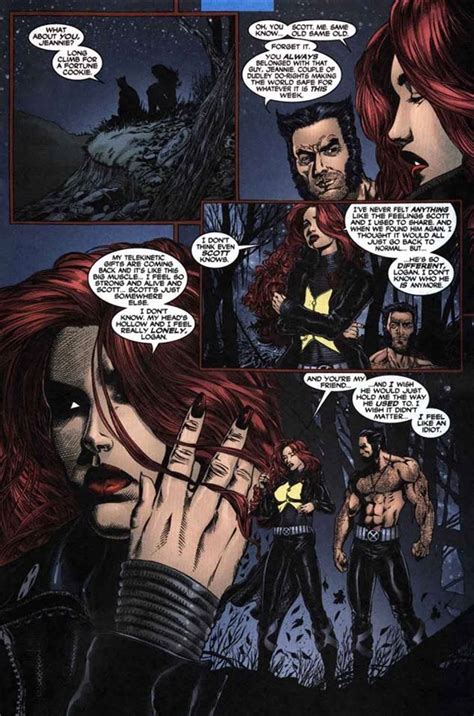 Logan Admitting Jean Scott Are Meant For Each Other Thank You Grant Morrison Wolverine