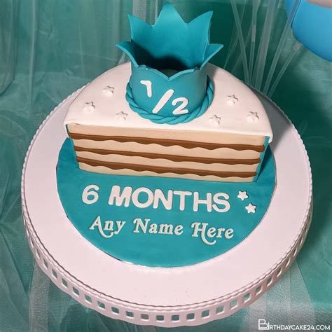 Months Cake Topper Month Birthday Half Birthday Cake Topper Cake Smash