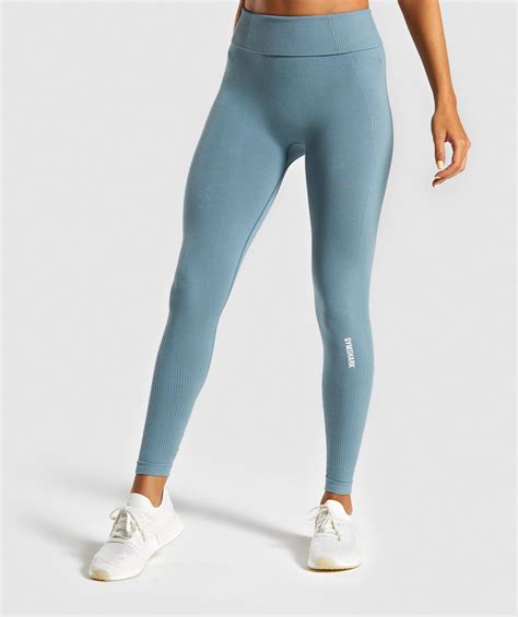 Gymshark Power Down Leggings Turquoise In Athleisure Outfits