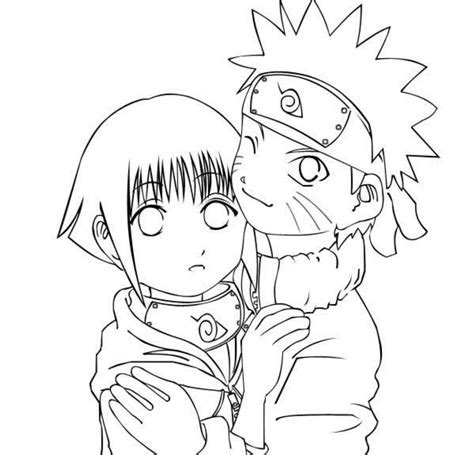 Naruto And Hinata Coloring Pages