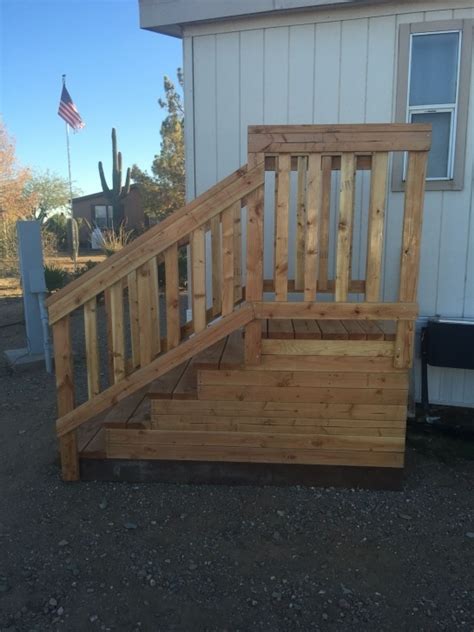 Wooden Stairs For Mobile Home Stair Designs