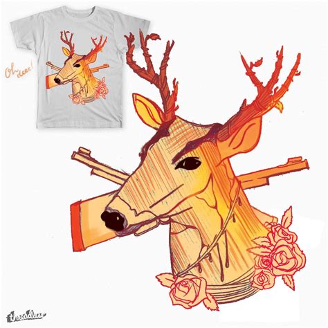 Score Oh Deer By Annickpol On Threadless