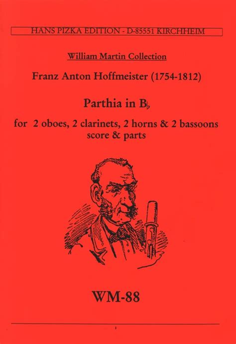 Parthia B Dur Serenata Von Franz Anton Hoffmeister Im Stretta Noten