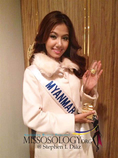 Missosologys Choice For Miss International 2013 Is Miss Myanmar Gonyi