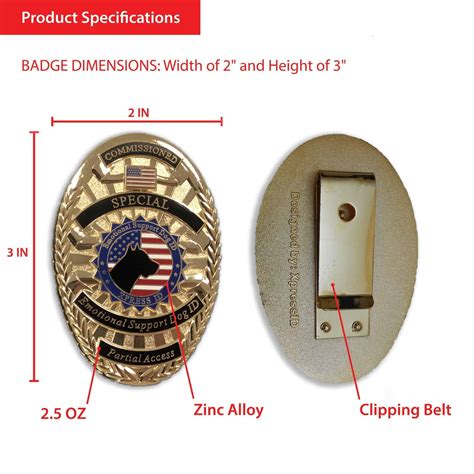 Check spelling or type a new query. Emotional Support Animal Badge | Service Animal Badge