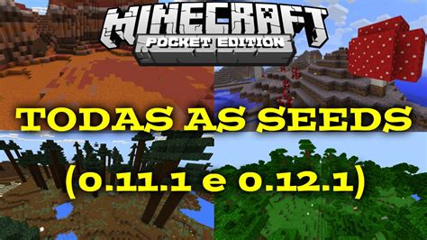 Seed De Todos Os Biomas Do Minecraft Pe 0111 E 0121 Youtube