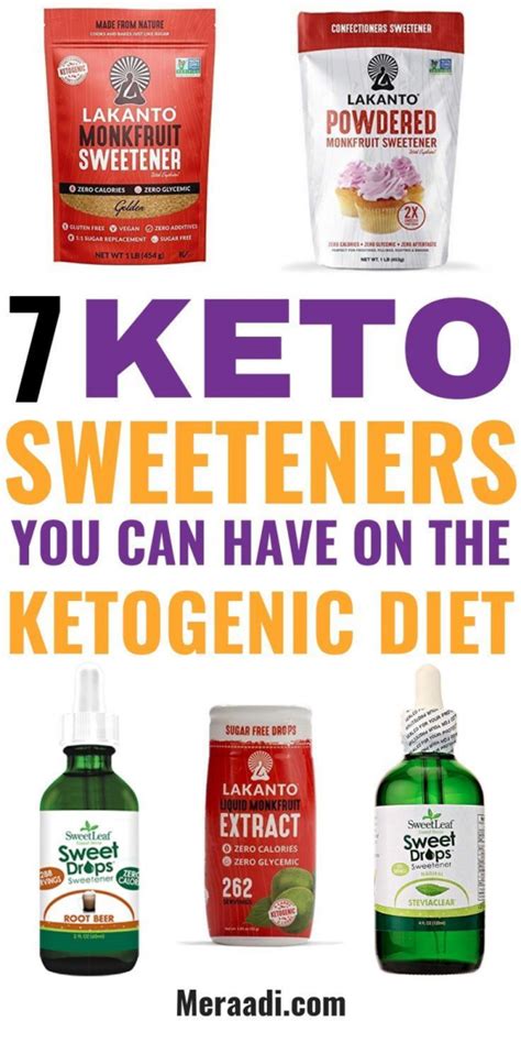 These Keto Approved Sweeteners Are The Best They Have No Aftertaste