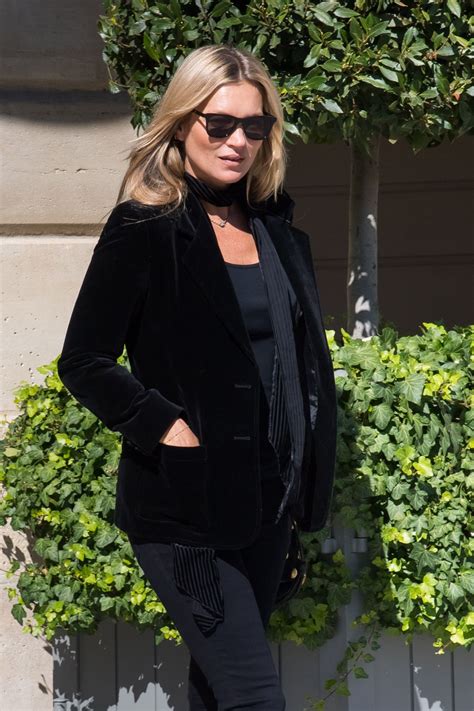 Kate Moss Leaves Her Hotel In Paris 09262018 Hawtcelebs