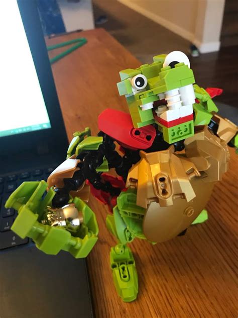 Rool's neutral special has him fire out an iron ball from his gun which does decent damage. MOC: LEGO King K. Rool | LEGO Amino