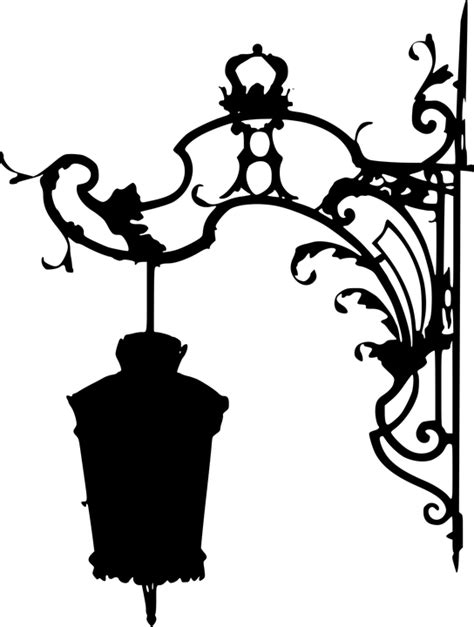 Silhouette Ersatz Lampe Laterne Kostenlose Vektorgrafik Auf Pixabay
