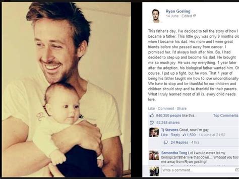 Ryan Gosling Fatherhood Hoax Fools Fans On Facebook Au — Australias Leading News Site