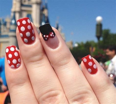 Minnie Mouse Nails The Disney Nail Inspiration You Were Looking For