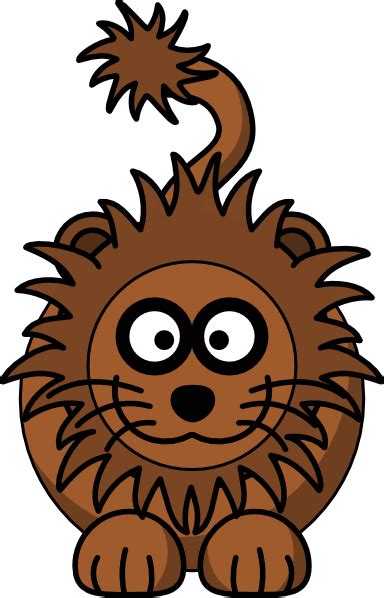 Cartoon Lion Clip Art Free Vector 4vector