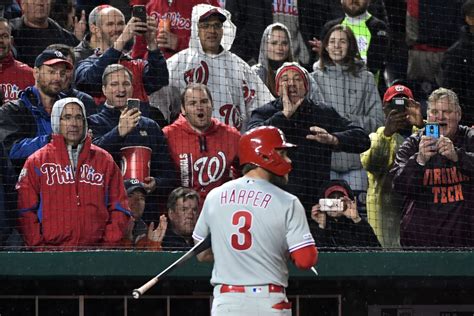 Watch Nationals Fans Boo Phillies Bryce Harper Cheer Strikeout In First At Bat