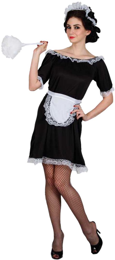 Classic French Maid Costume Sc 1 St Mega Fancy Dress French Maid