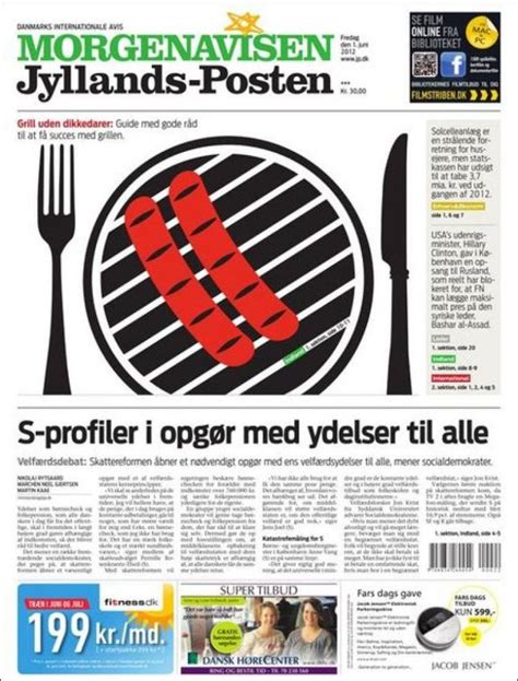 Newspaper Jyllands Posten Denmark Newspapers In Denmark Todays