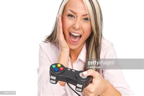 Gamer Girl White Background Photos And Premium High Res Pictures