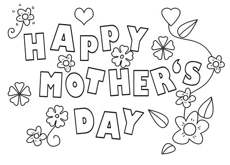 Funny Mothers Day Coloring Pages