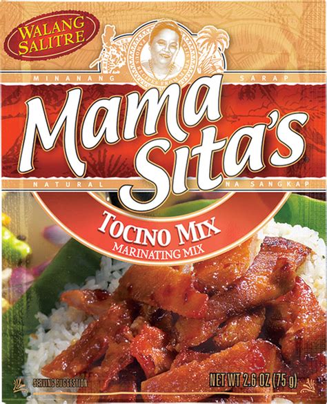 Mama Sitas Tocino Mix 75gspicesfood Cupboardoriental Grocery Food