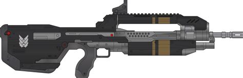 Halo 5 Battle Rifle Br85n Sr Right Side By Ldinsdustries On Deviantart