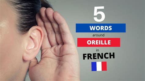 Learn French Vocabulary Faster – 5 French Words Around The Word OREILLE ...