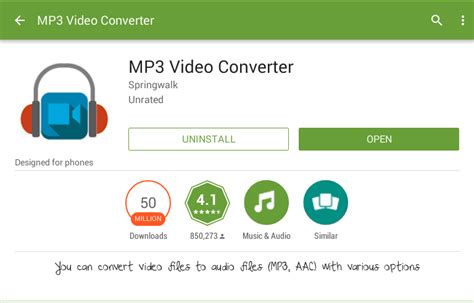 To save music offline it supports downloading cc. Convert Video to Audio on Android with MP3 Video Converter