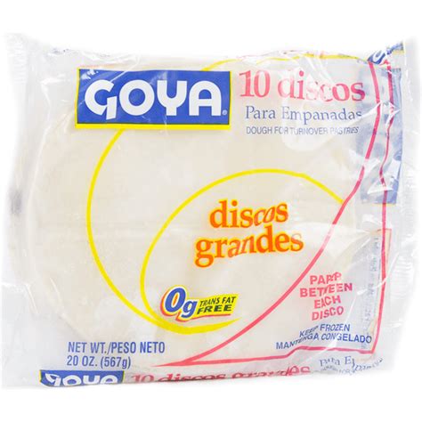 Goya Discos Empanadas Grandes Frozen Foods Valli Produce