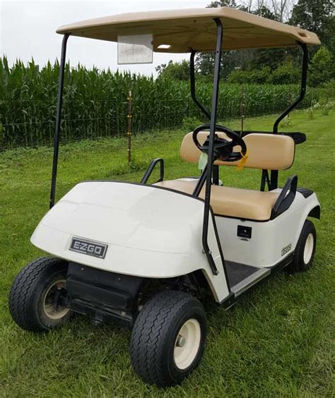 2010 Ezgo Gas White Golf Cart 135 Hp Kawasaki Buckeye Pro Golf Carts