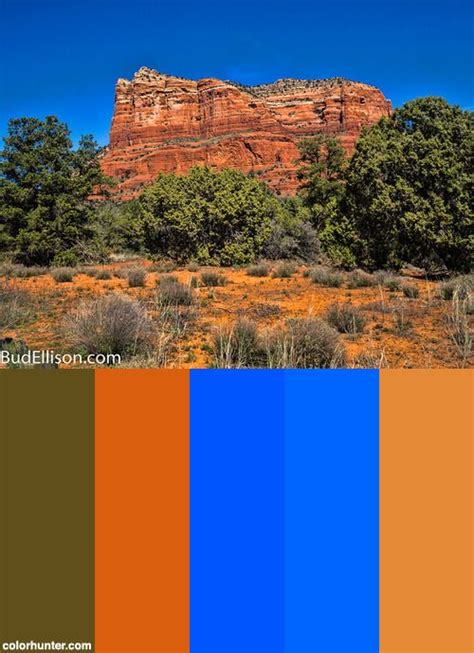 Afternoon In Sedona Color Scheme From Palette Color