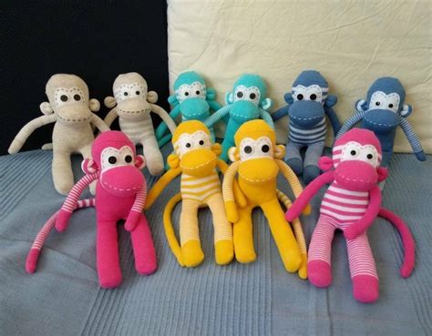 Soft Baby Sock Monkey For Babies Etsy