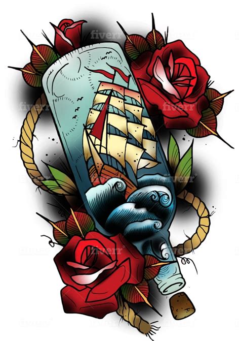 Make Neotraditional And Traditional Tattoo Designs By Jilliancorpse Old Babe Tattoo