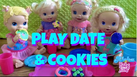 🍪 Baby Alive Play Date And Cookies Using Play Doh Cookie Creations Set