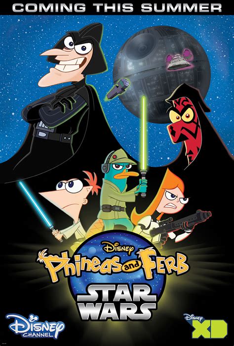 poster revealed for phineas and ferb star wars