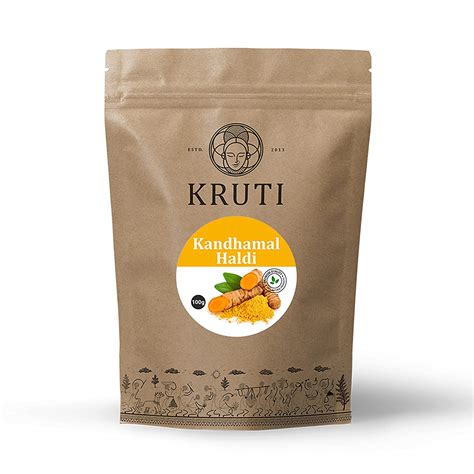 Kruti Kandhamal Haldi Organically Grown Turmeric Powder Gm
