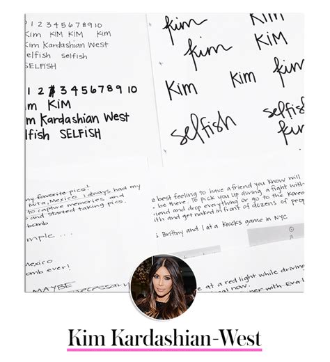 celebrity handwriting we had experts analyze the scripts of 5 stars stylecaster