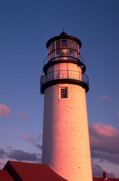 Highland Light At Sunset Truro Cape Cod Cape Cod Vacation Cape