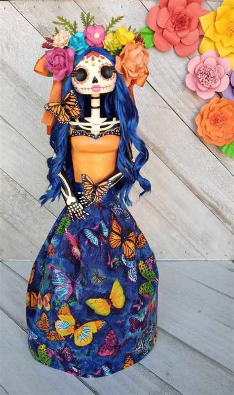 Catrina Monarca Monarch Butterfly Paper Mache Catrina Doll Artofit