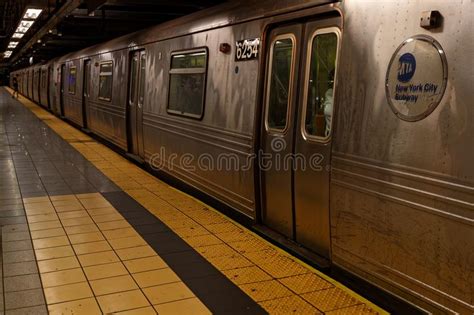 A Train Of The New York City Subway Editorial Stock Image Image Of