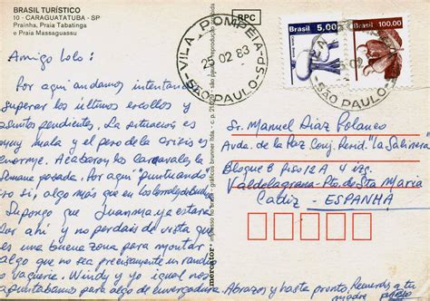 Ejemplo De Postal