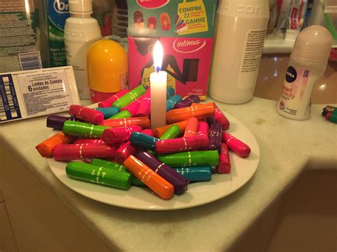 Periods Finally Synced And We Made A Tampon Cake To Celebrate We Are