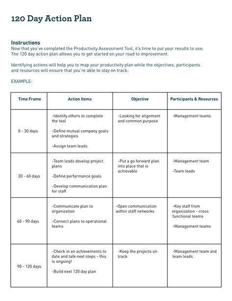 Teaching Action Plan Template Elegant 14 Business Action Plan Template 79c